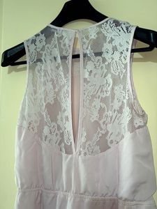 Pink Lace Detail Dress