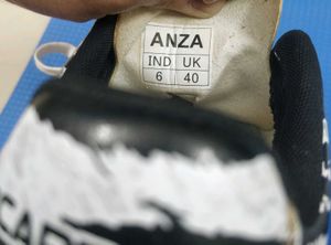 Anza Carbon White Football Shoes IND 6 / UK 7