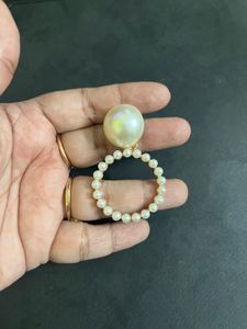 Pearl Hoop Earrings