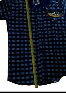 Full Sleeve Cotton Check Shirt For Boys With Tag