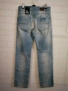 Distressed Light Wash Jeans