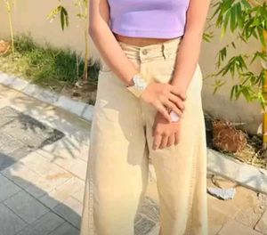 Myntra beige jeans