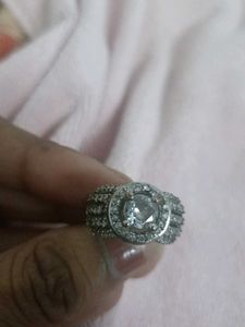 Sparkling Silver Ring