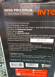 Intex Speaker
