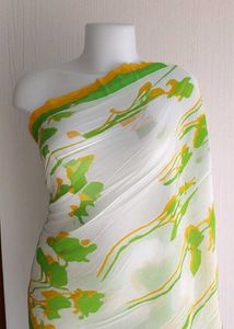 Elegant Floral Print Duppata/Scarf