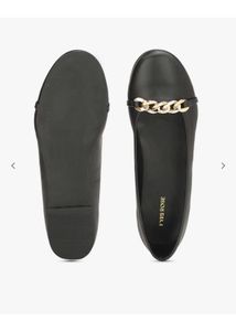 Black Ballerina Flats - UK 5 (New & Unused)
