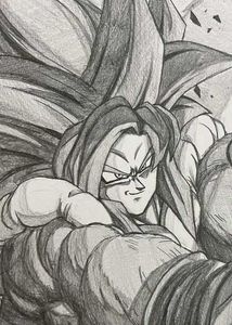 Goku Sketch A4 Size