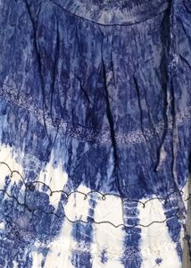 Tie-Dye Tiered Maxi Skirt