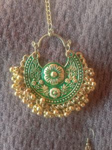 Earring With Mangtika