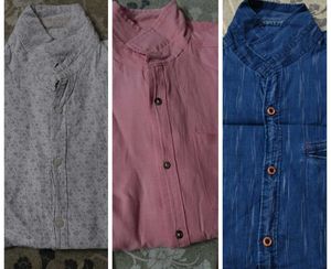 Men's Button Down Shirts (Set of 3)