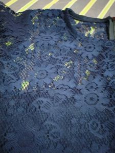 New Net Top With Back Zip