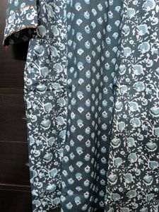 Floral Printed Pure Cotton Kurta