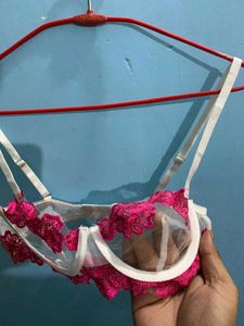 branded Floral Lace Bra