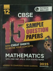 PW Maths sample paper