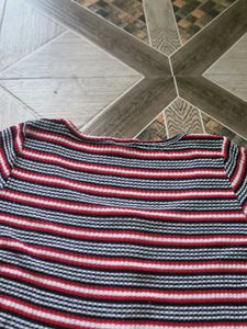Striped Button-Up Top