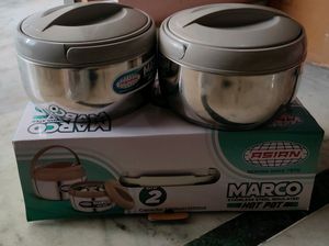 ASIAN Stainless Steel Insulated Hot Pot Casserole