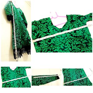 🖤Brasso Work Eligant Kurti(Stitched)