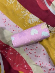 A beautiful hearted printed wallet