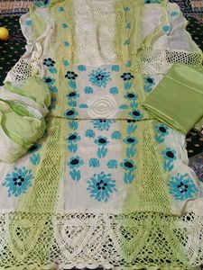 Qureshiya Work Dress Material