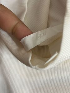 White Long Sleeve Bodysuit