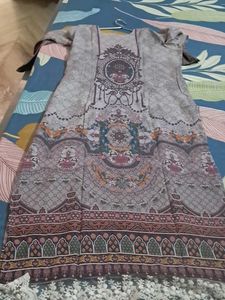 Mirror Work  Kurta Set In Cotton