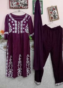 Embroidered Kurta Set