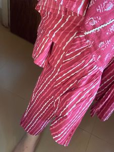 34 Bust Cotton Kurta Set For Woman