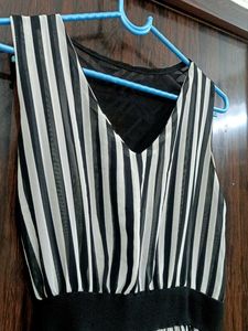 Striped Sleeveless Maxi Dress