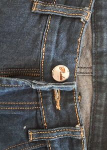 Dark Blue Denim Jeans