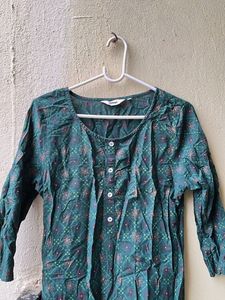 New 💗Green Printed Kurta