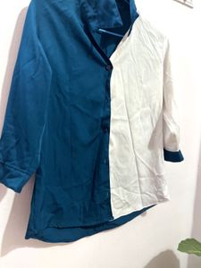 Two-Tone Long Sleeve Shirt