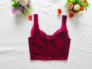 MERAKI : Velvet Corset Top
