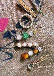 8 Pics Korean Style Hair Clip Set