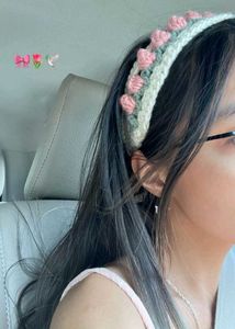 Crochet Floral Headband
