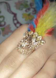 RAJASTHANI MORNII STYLE RING 💍✨