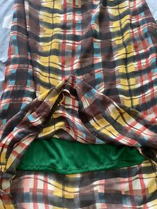 Multicolor Long Skirt Party Wear