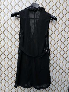 New With Tag Long Korean Vest Shirt Midi Dress