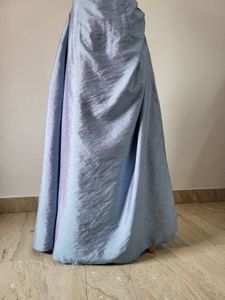 Elegant Blue Strapless Gown🦋🎀💝