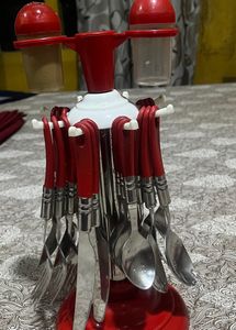 Cutlery Set With Stand