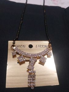 Dimond Manglsutra Pendant