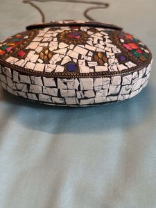 Vintage Mosaic Crossbody Bag