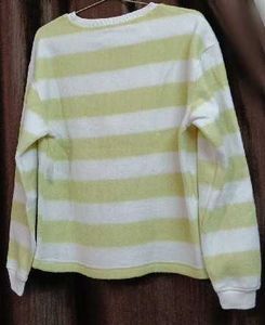 Striped Knit Oversized Sweater