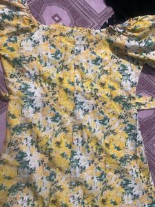 Floral Print Mini Dress