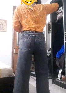 Greyish Black High waist Jeans