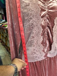 Velvet 2 Pice Korean Imported.  Free Size.