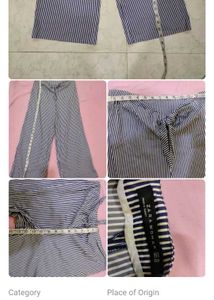 Zara Striped Wide-Leg Pants