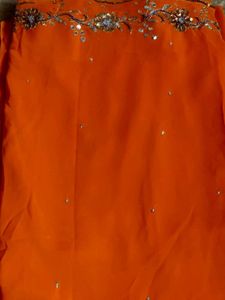 Orange Saree