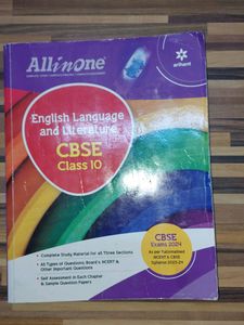 English Literature And Lang All In One Class 10th