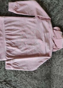 Soft Suede Hoodie Jacket Pink