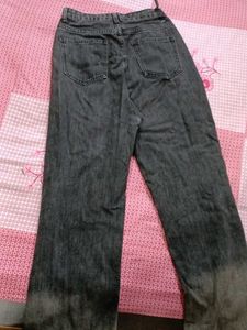 Trendy Grey Wash Jeans - 26-28 size